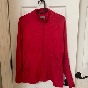 Athleta bright pink zip up jacket